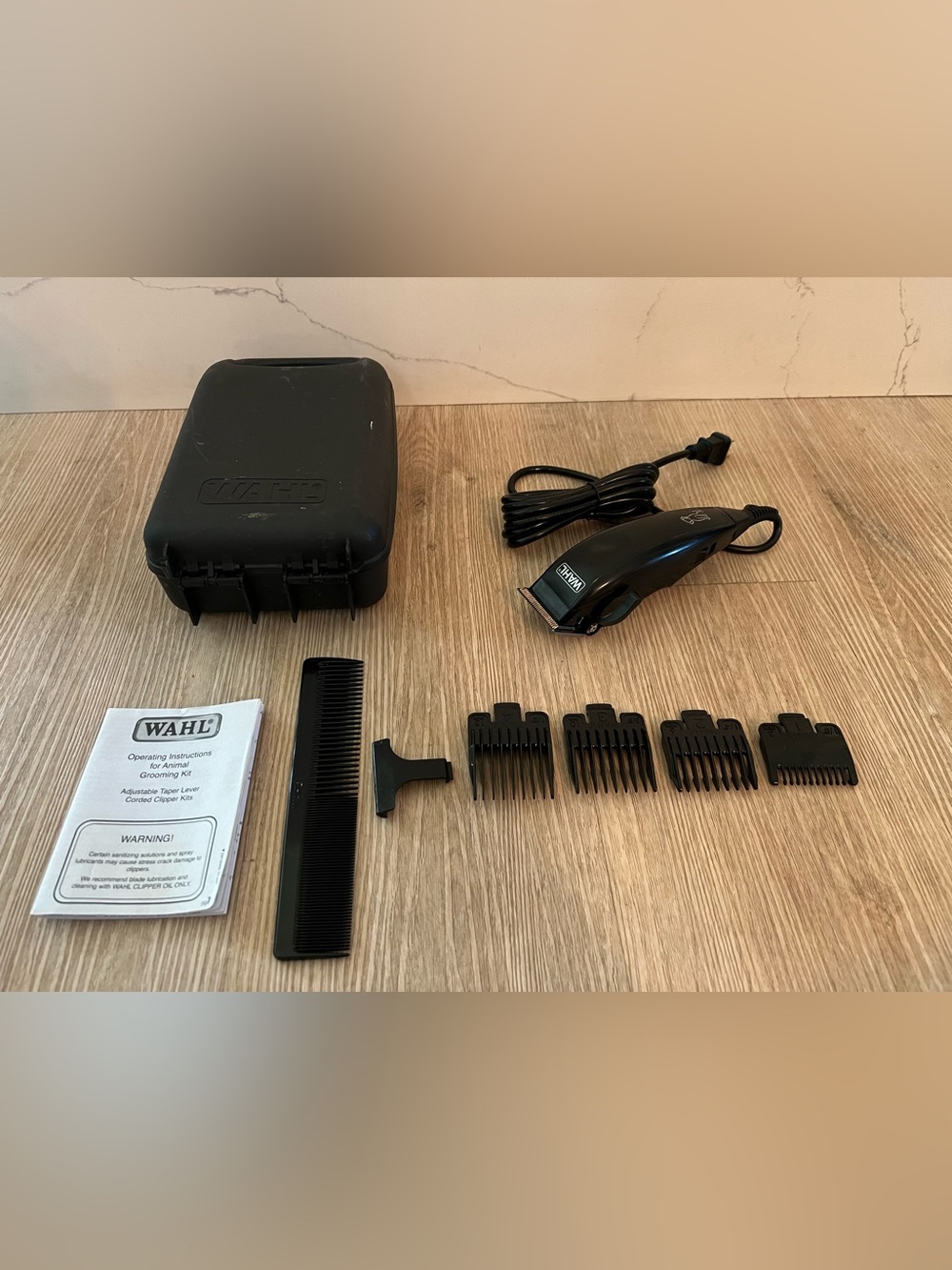 Wahl Black Corded Animal Grooming Clippers